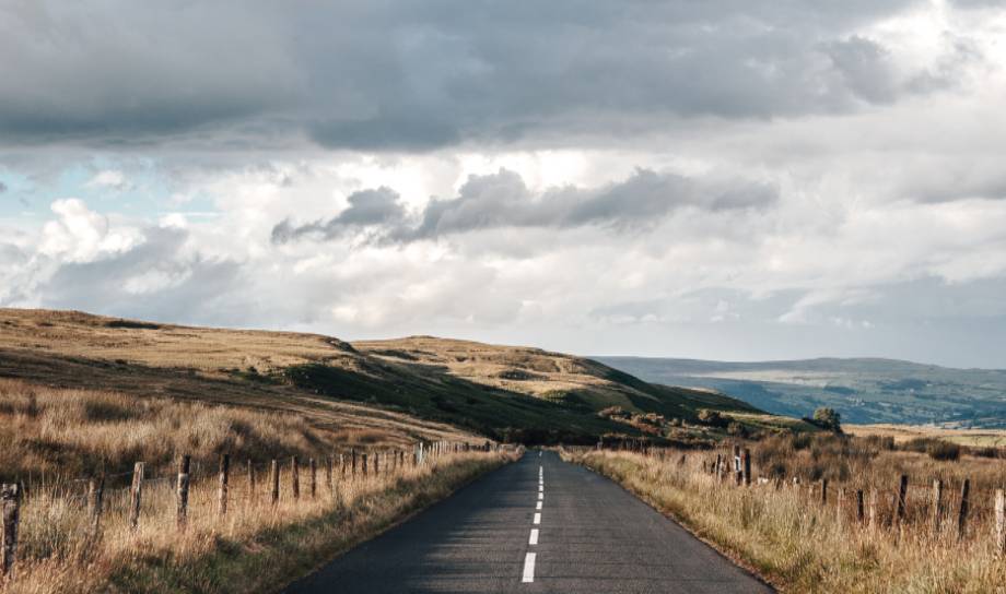 long road in northern ireland