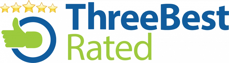 three best rated logo