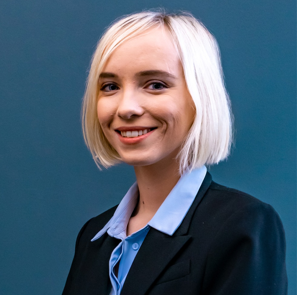 Caitlin Bartlett paralegal at paschal o'hare solicitors
